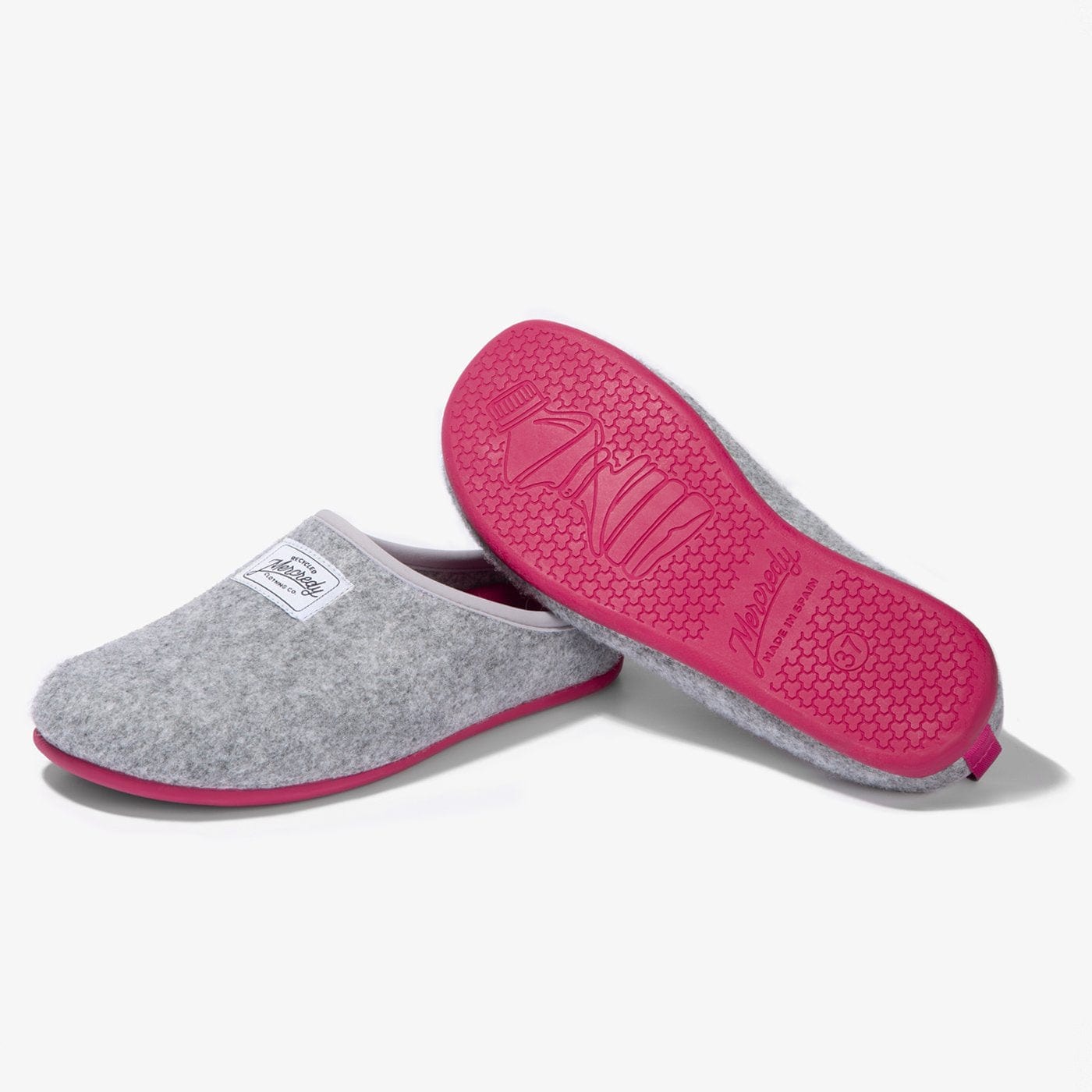 Mercredy Slipper Grey / Fuxia