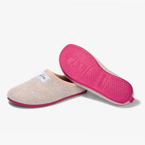 Mercredy Slipper White / Fuxia