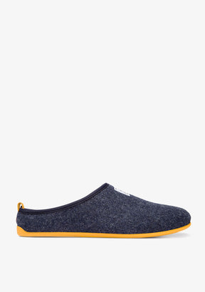 Navy / Yellow Home Slippers
