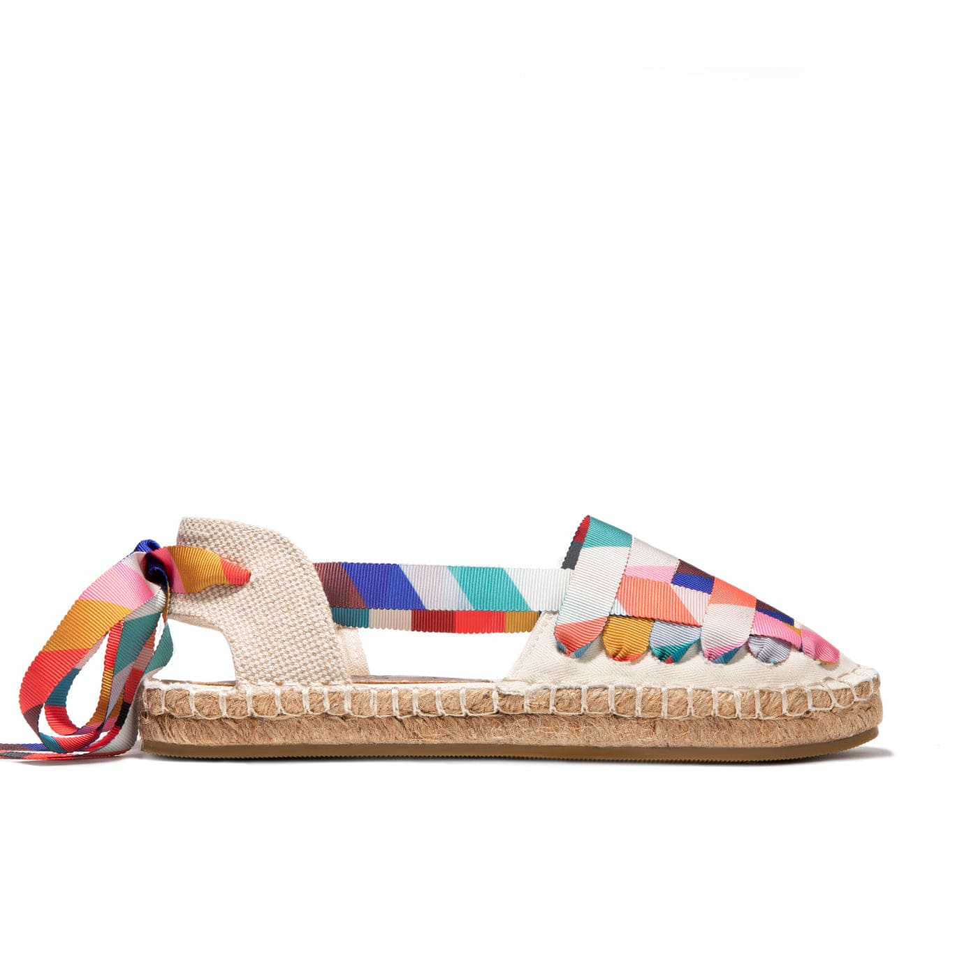 Off White Multicolour Espadrilles