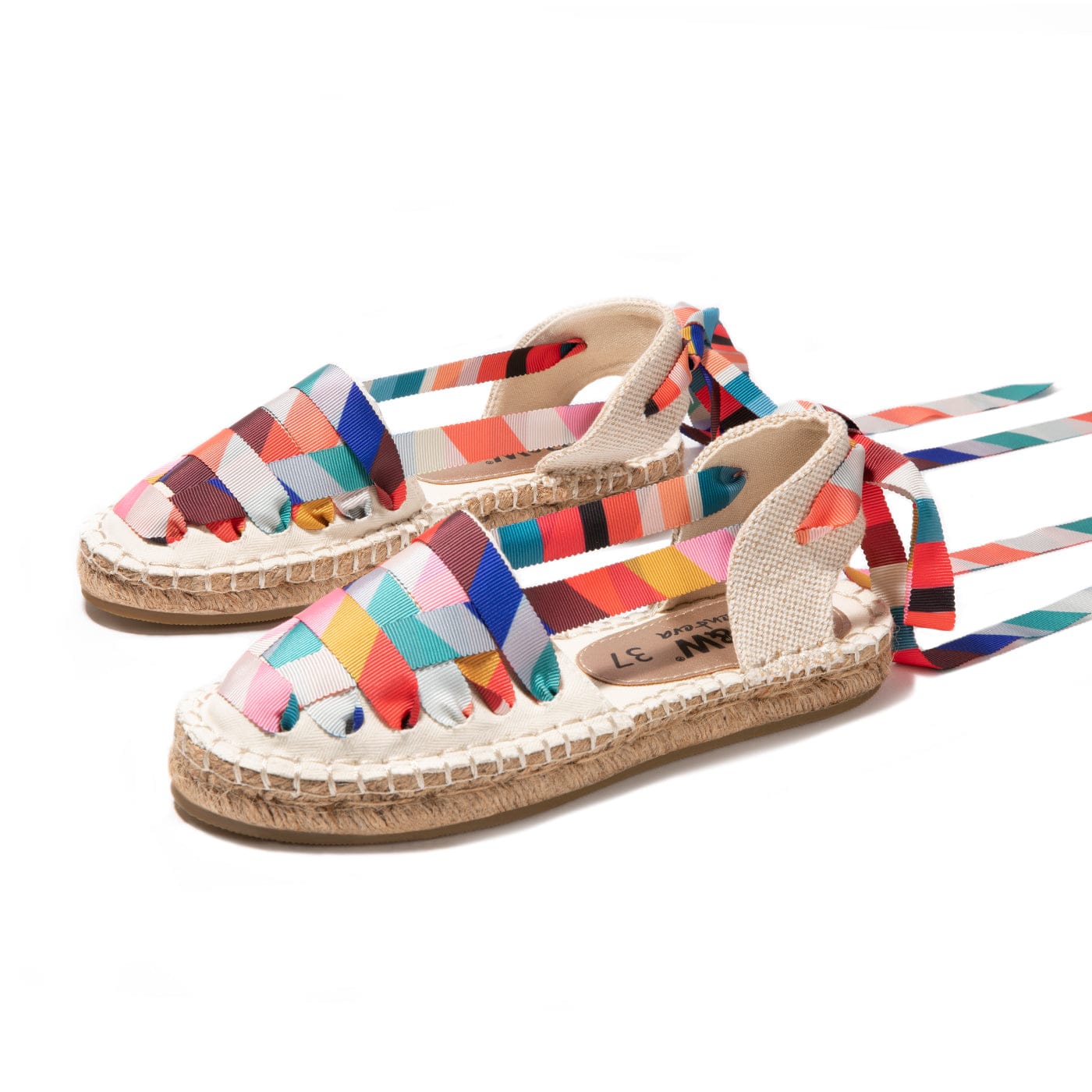 Off White Multicolour Espadrilles