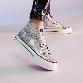 One Way Patchwork Silver Moon