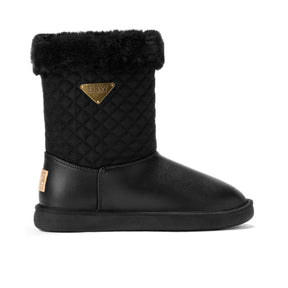 Quilted Australian Boots Black