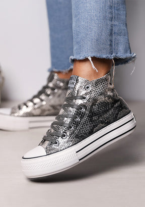 Snake platform sneakers deals