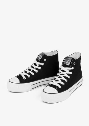 Sneakers Bay High Top Platform Black