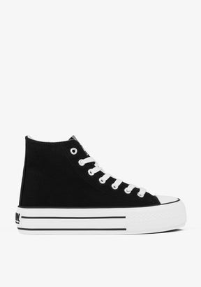 Sneakers Bay High Top Platform Black