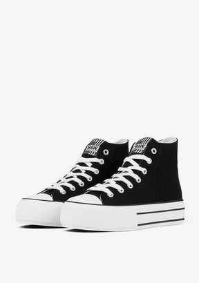 Sneakers Bay High Top Platform Black