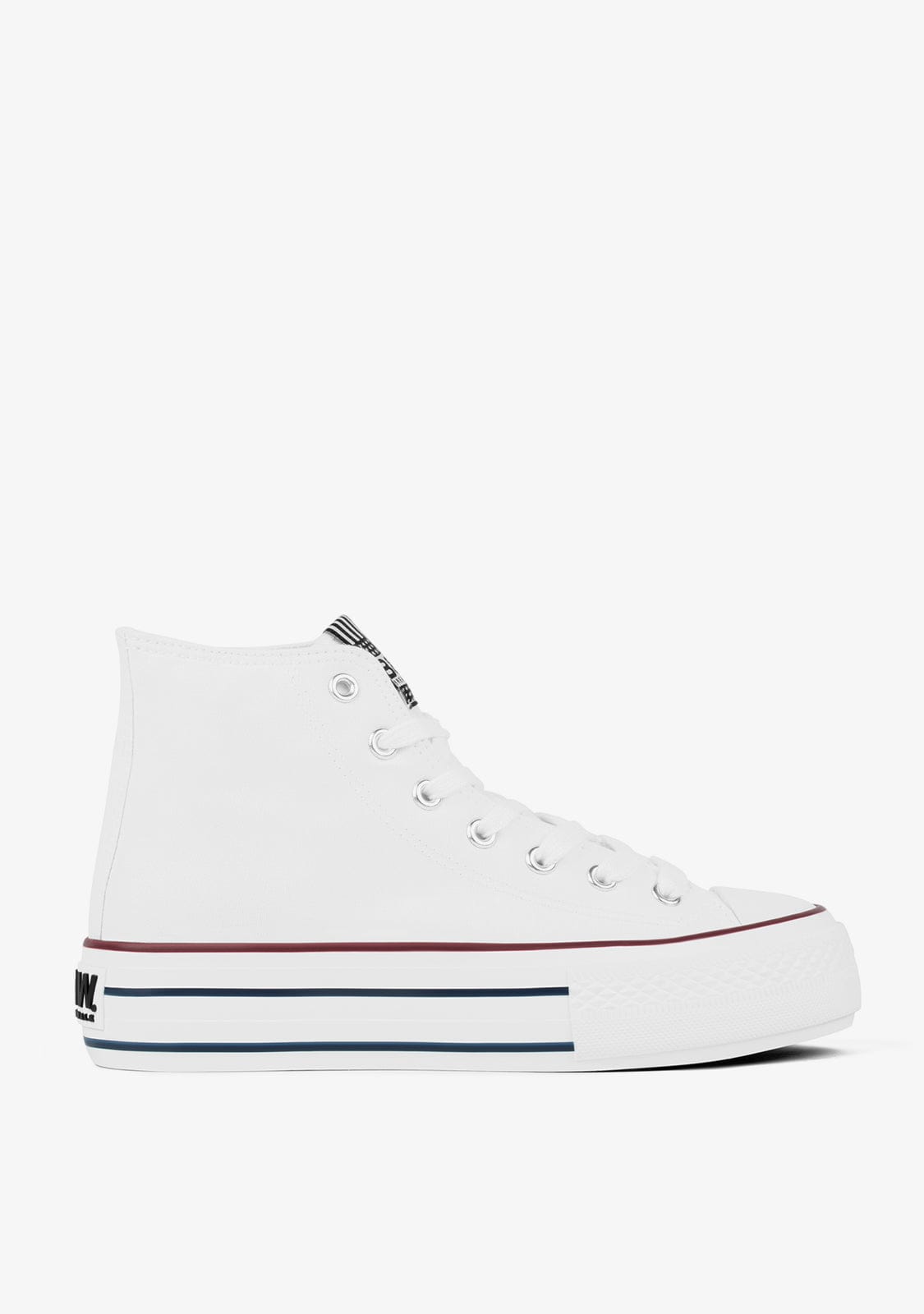 Sneakers Bay High Top Platform Ecru