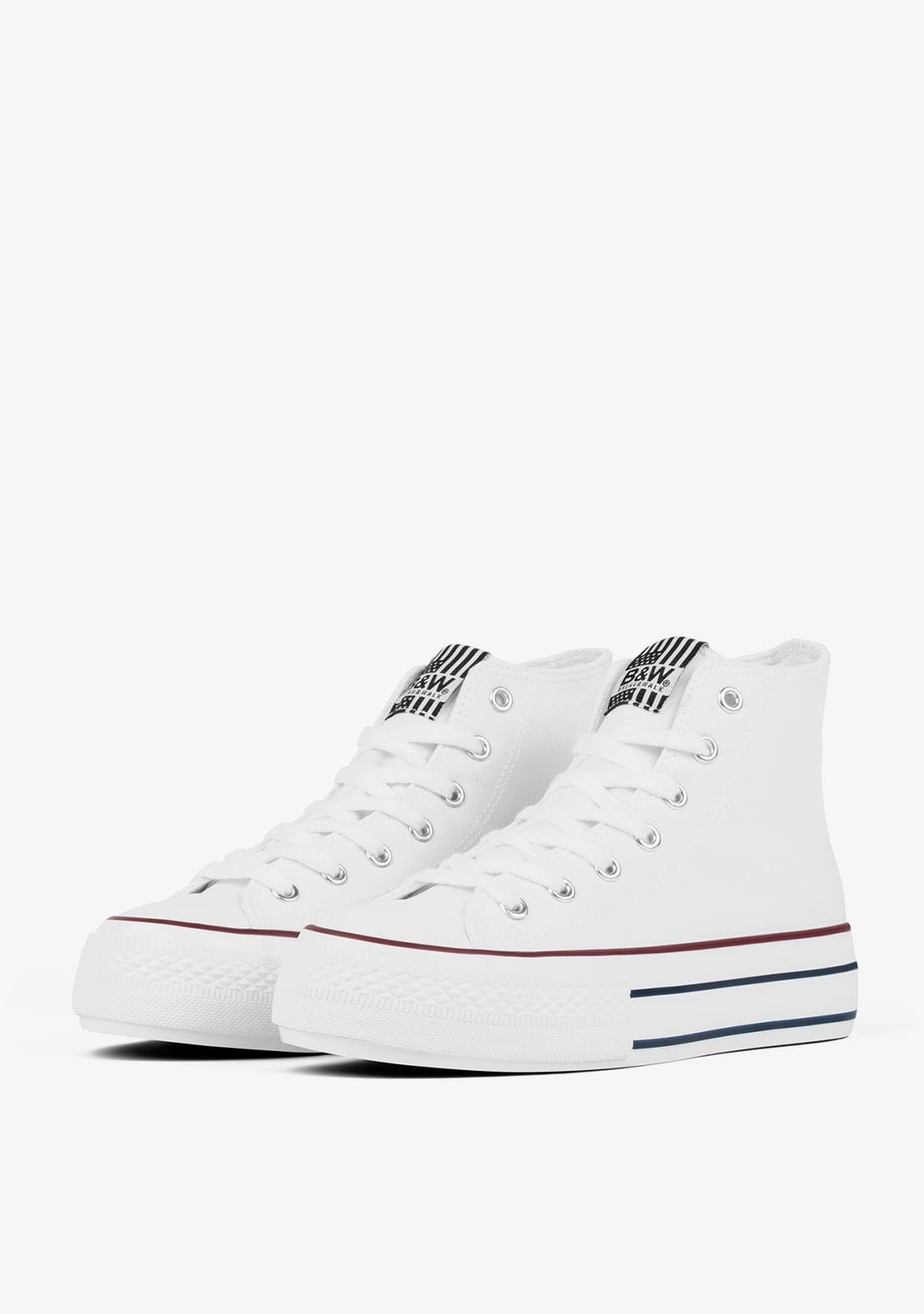 Sneakers Bay High Top Platform Ecru