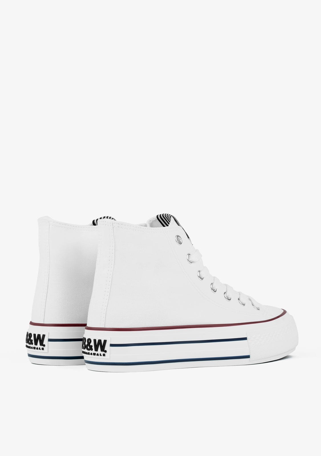 Sneakers Bay High Top Platform Ecru