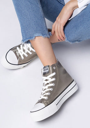 Sneakers Bay High Top Platform Snake