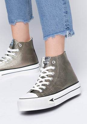 Sneakers Bay High Top Platform Snake