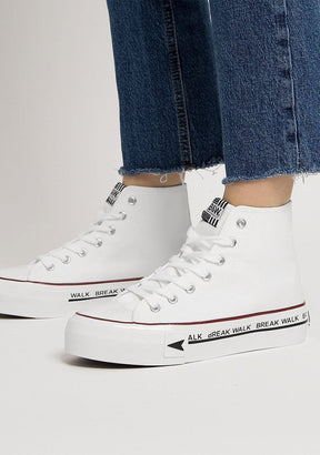 Sneakers Bay High Top Platform White