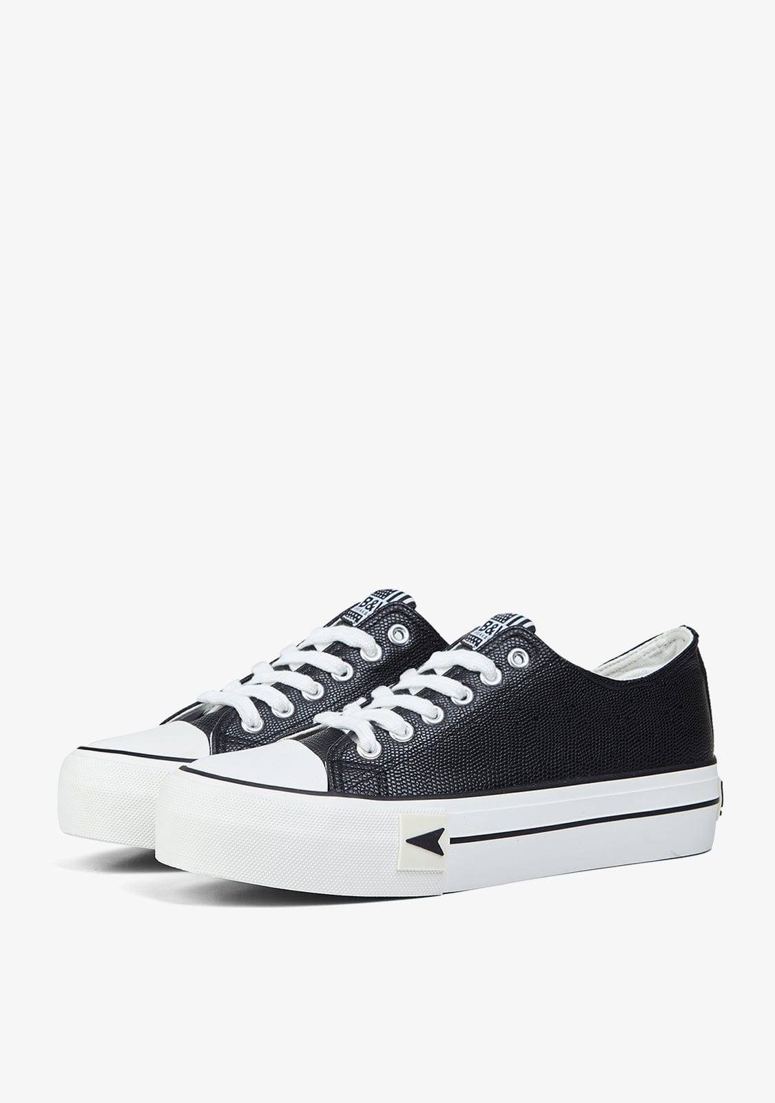 Sneakers Bay Platform Black Nappa