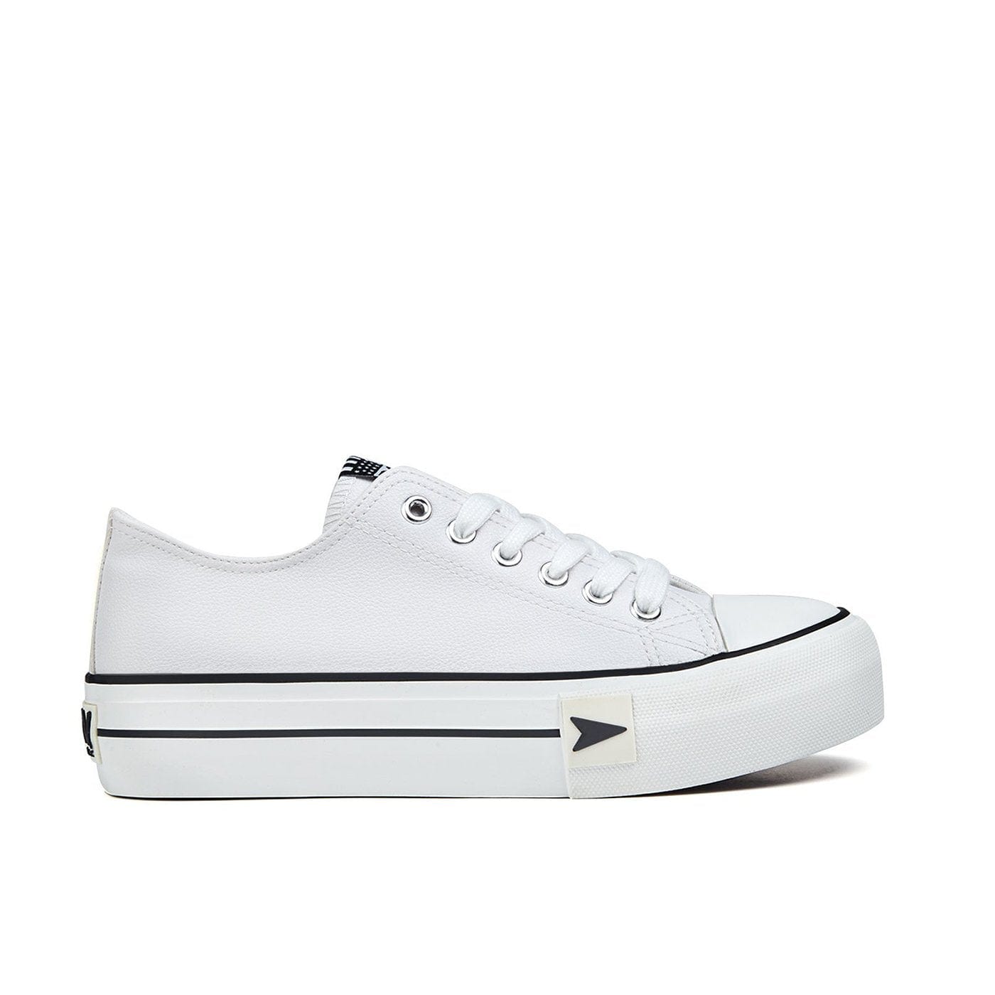 Sneakers Bay Platform White Nappa