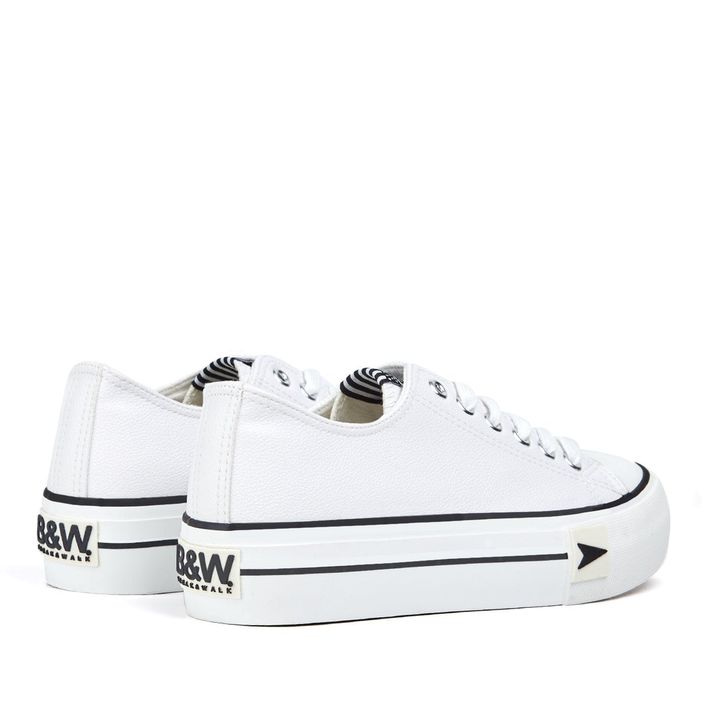 Sneakers Bay Platform White Nappa