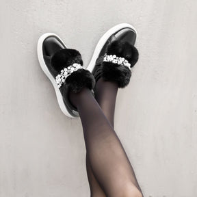 Sneakers Damsel Black Fur