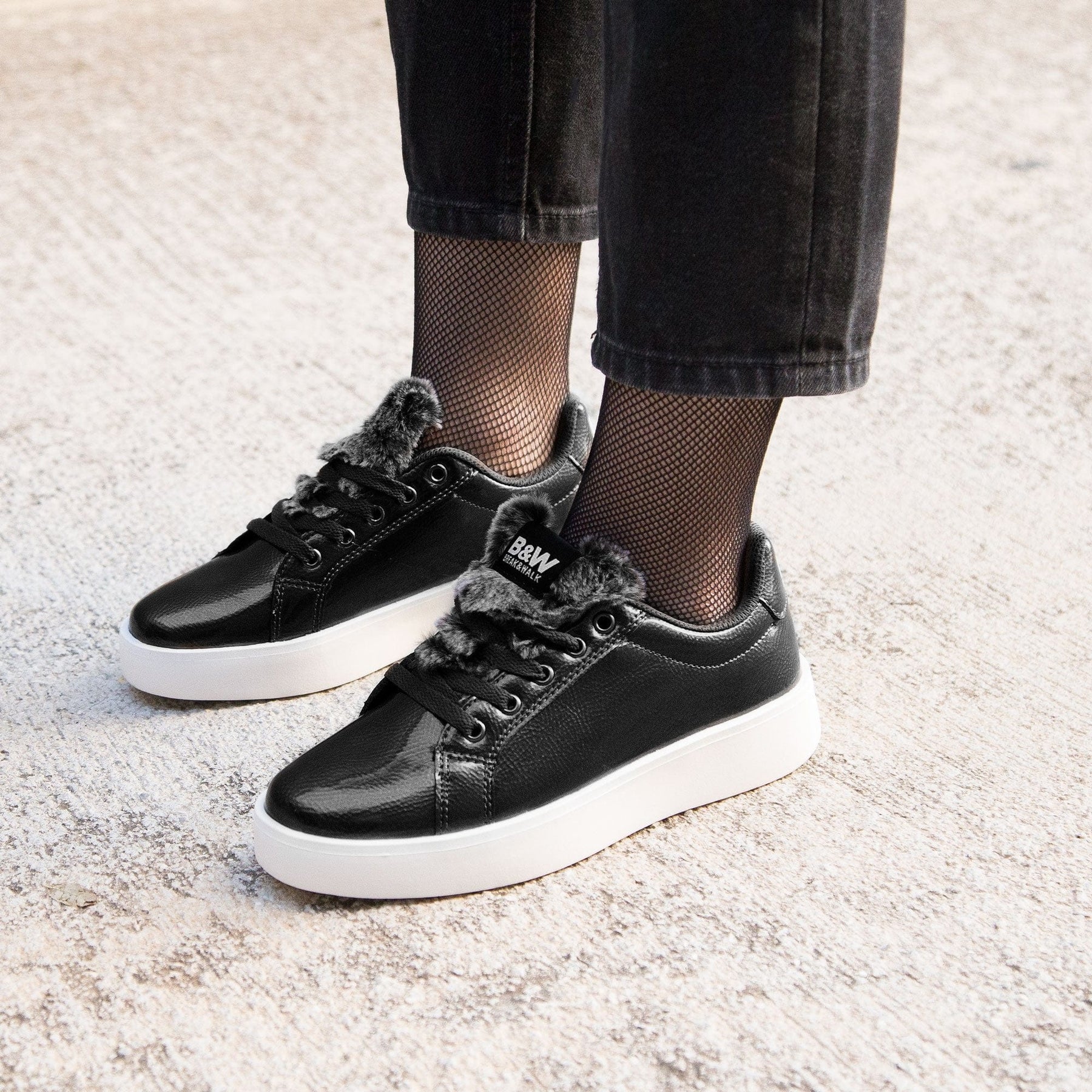 Sneakers Damsel Patent Leather Black