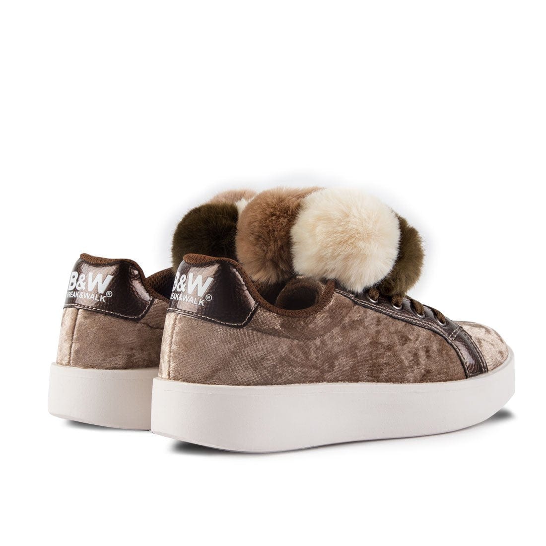 Sneakers Damsel Pompoms Beige