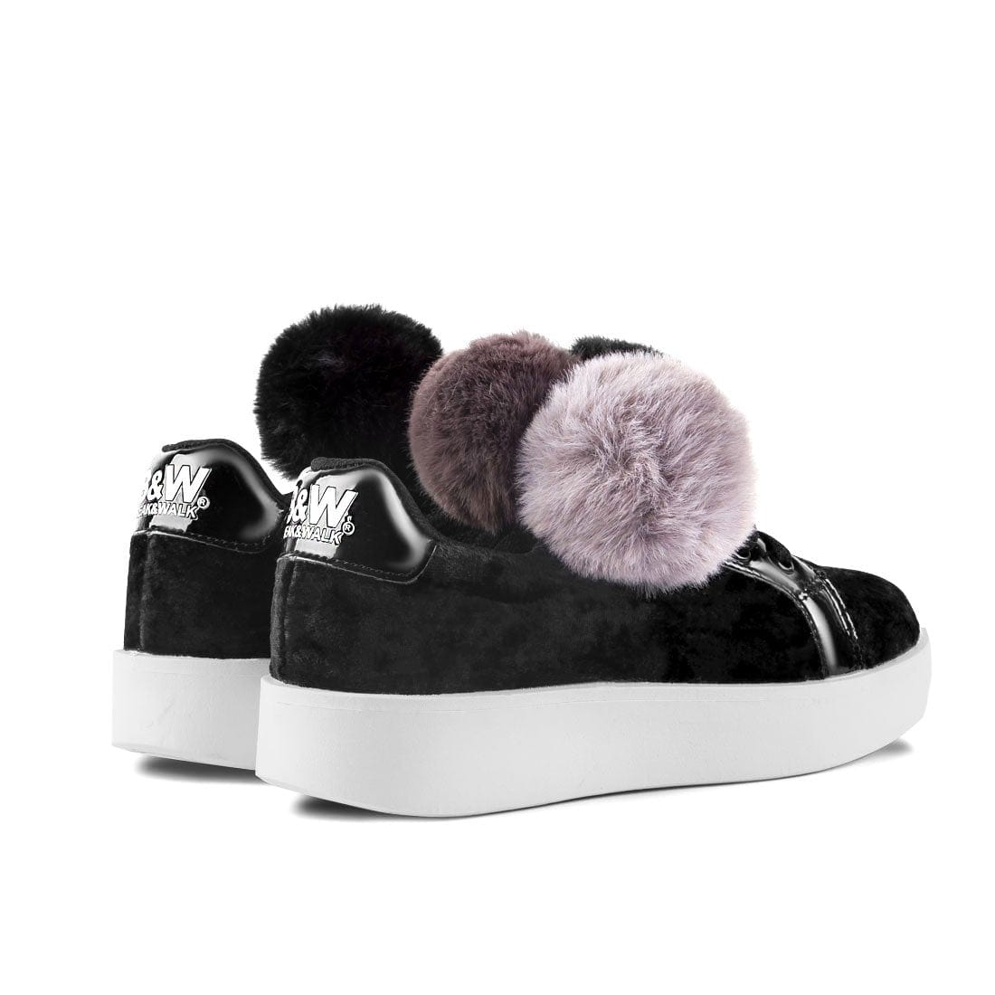 Sneakers Damsel Pompoms Black