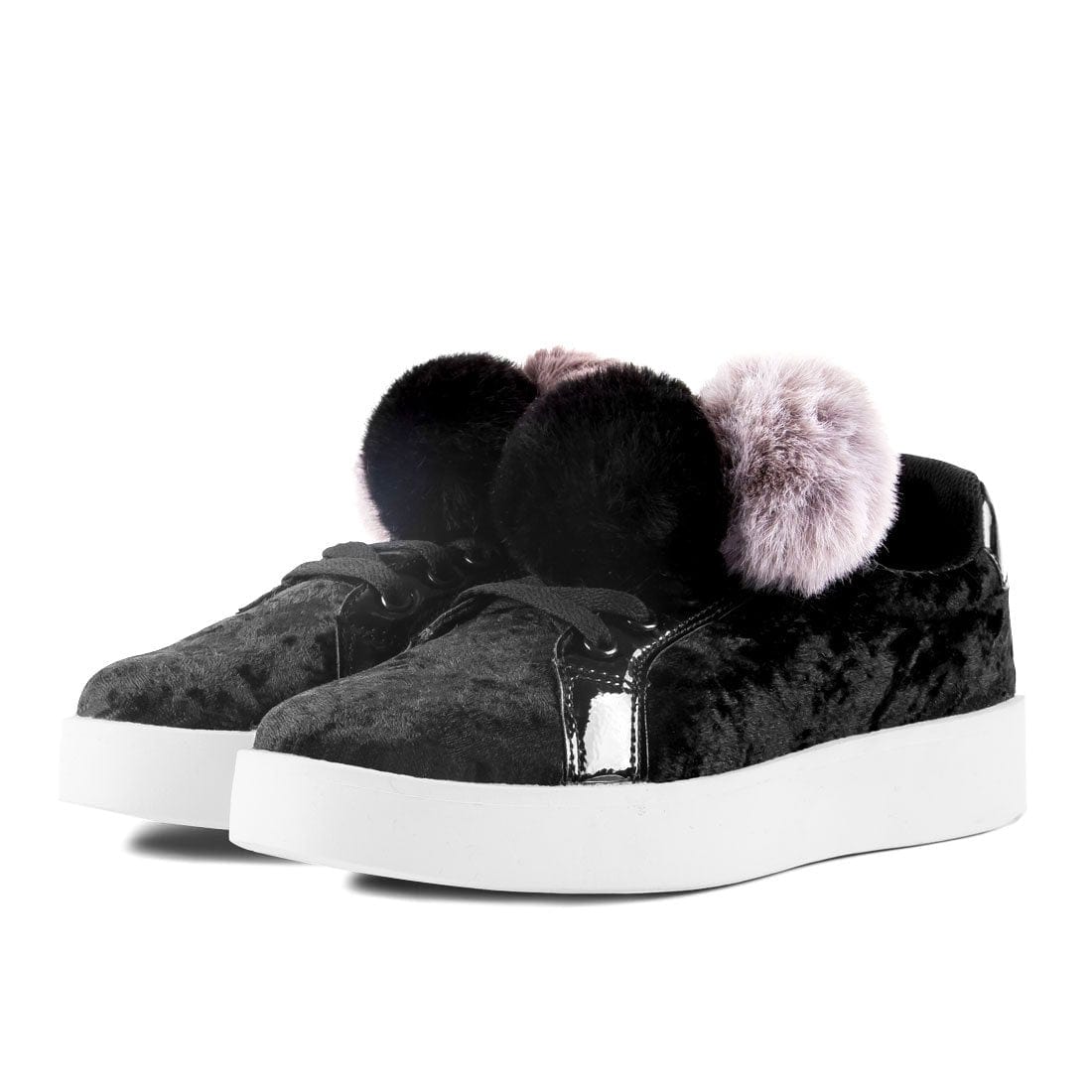 Sneakers Damsel Pompoms Black