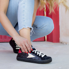Sneakers Ruby Glitter  Black