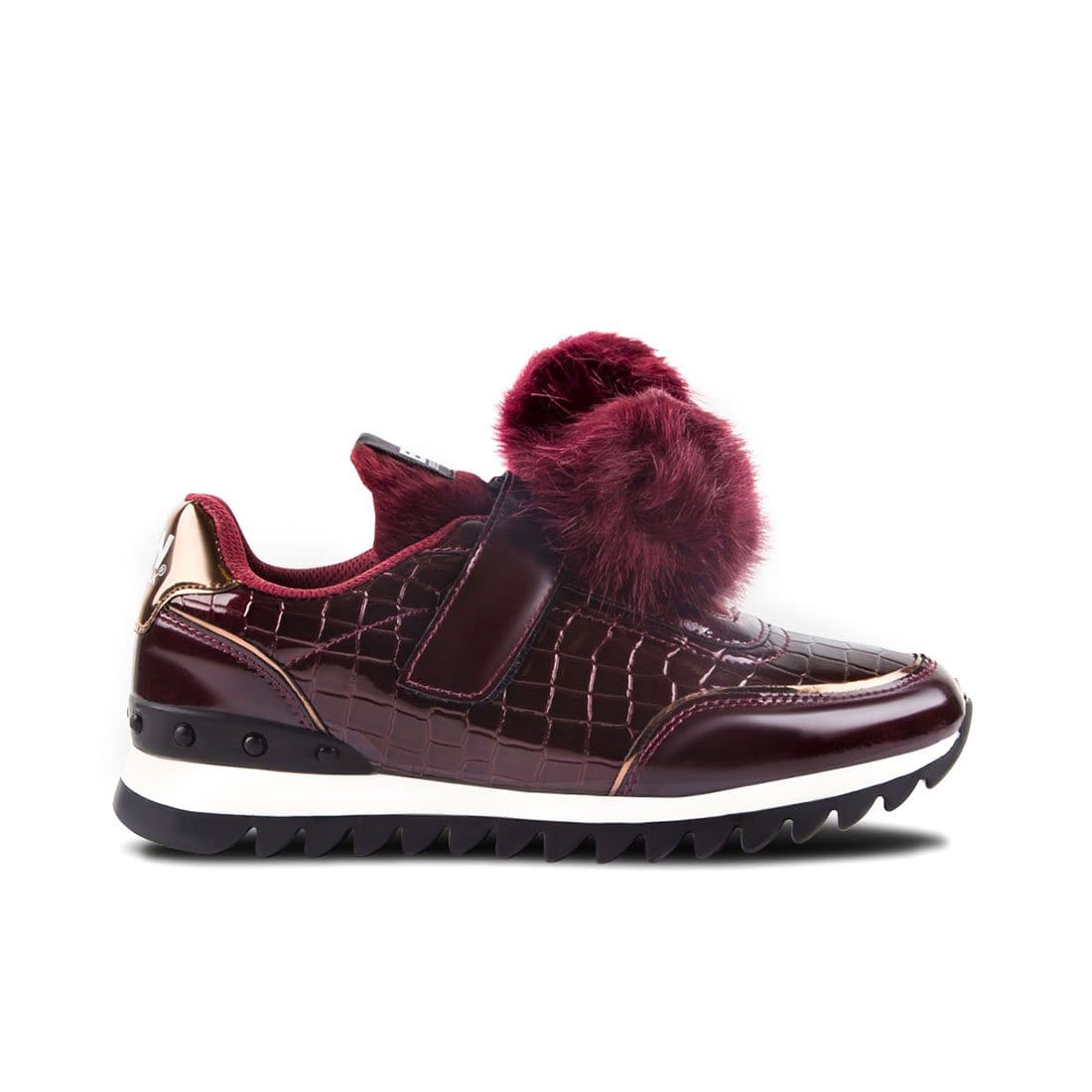 Sneakers Sziget Pompoms Maroon