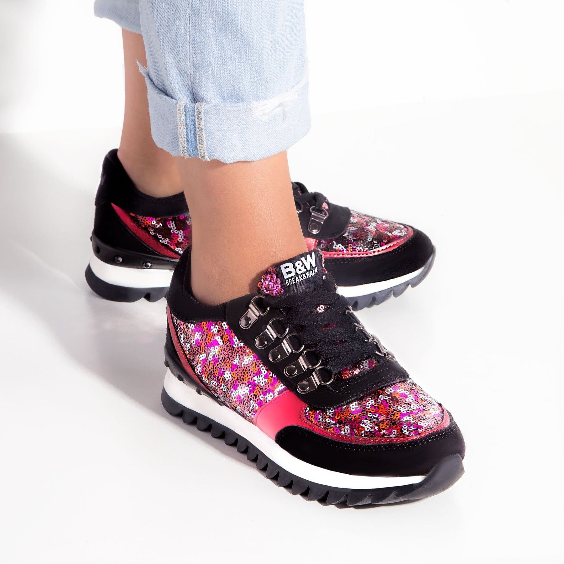 Sneakers Sziget Sequins Red