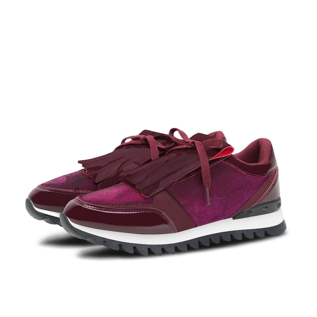 Sneakers Sziget Textile Maroon