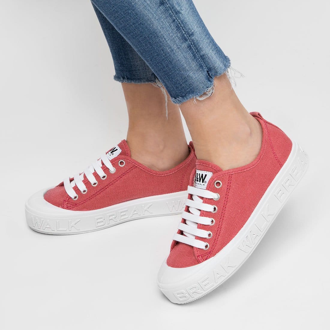 Sneakers Wicker Berry