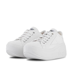 Sneakers Wicker Platform White