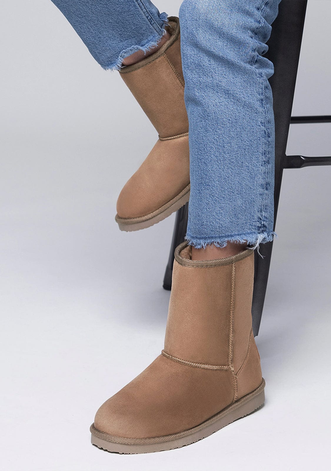 Taupe Basic Australian Boots Water Repellent