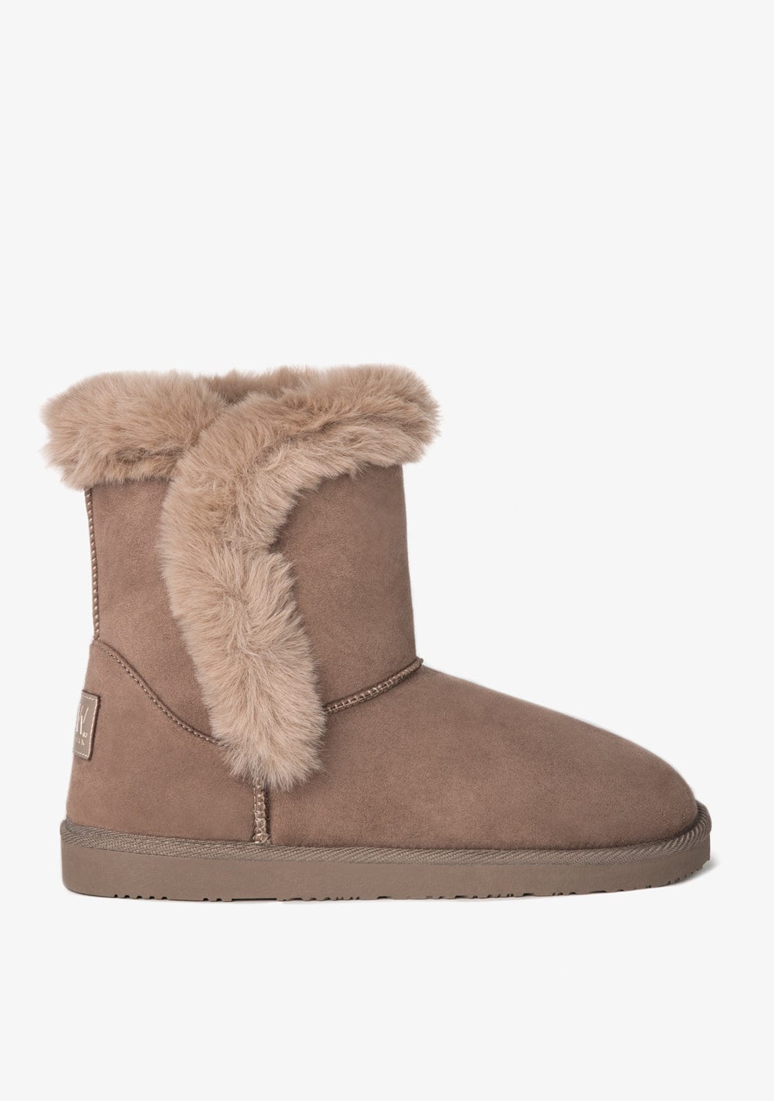 Taupe Fur Australian Boots Water Repellent