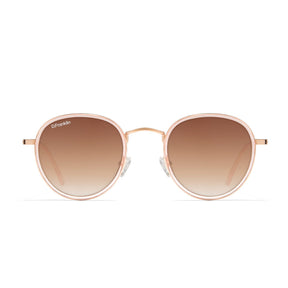Walker Round Rose Gold / Grad Brown