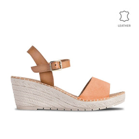Wedge Gavi Nude Leather