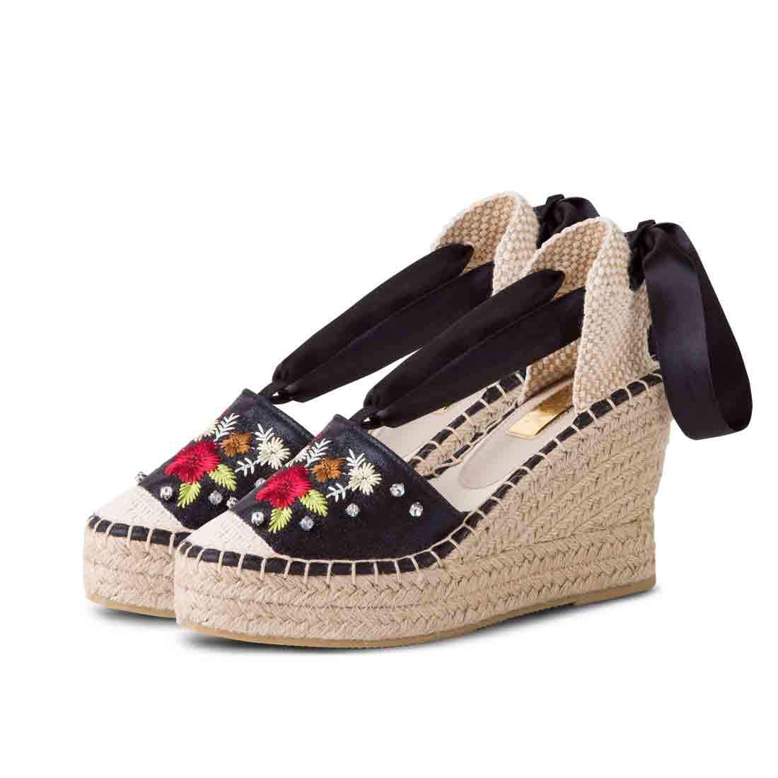 Wedge Shoe Elba Black