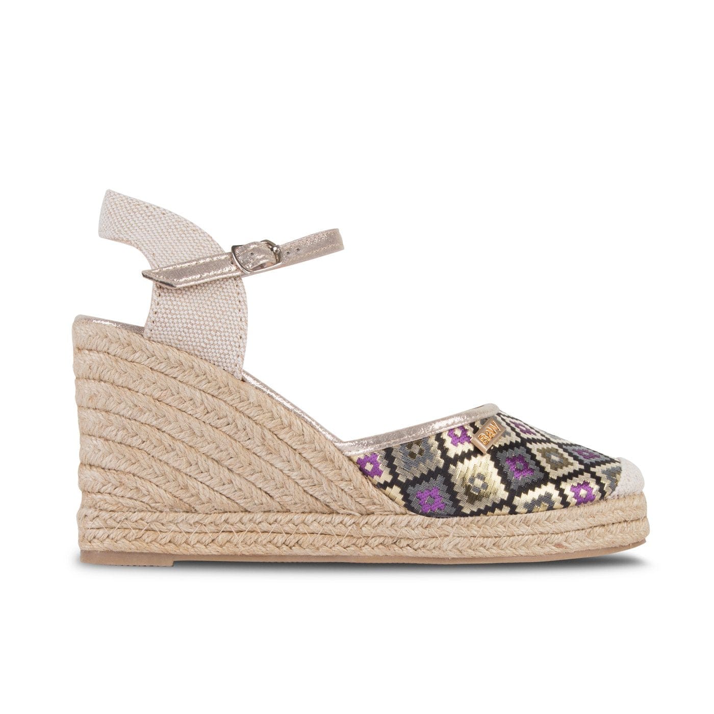 Wedge Shoe Espadrilles Capri Geometric