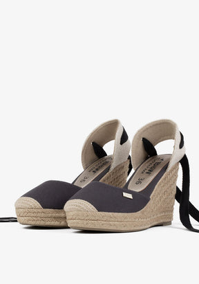 Wedge Shoe Espadrilles Sweet Black