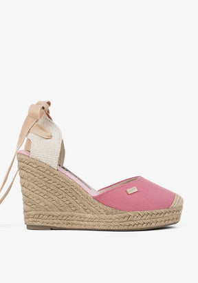 Wedge Shoe Espadrilles Sweet Pink