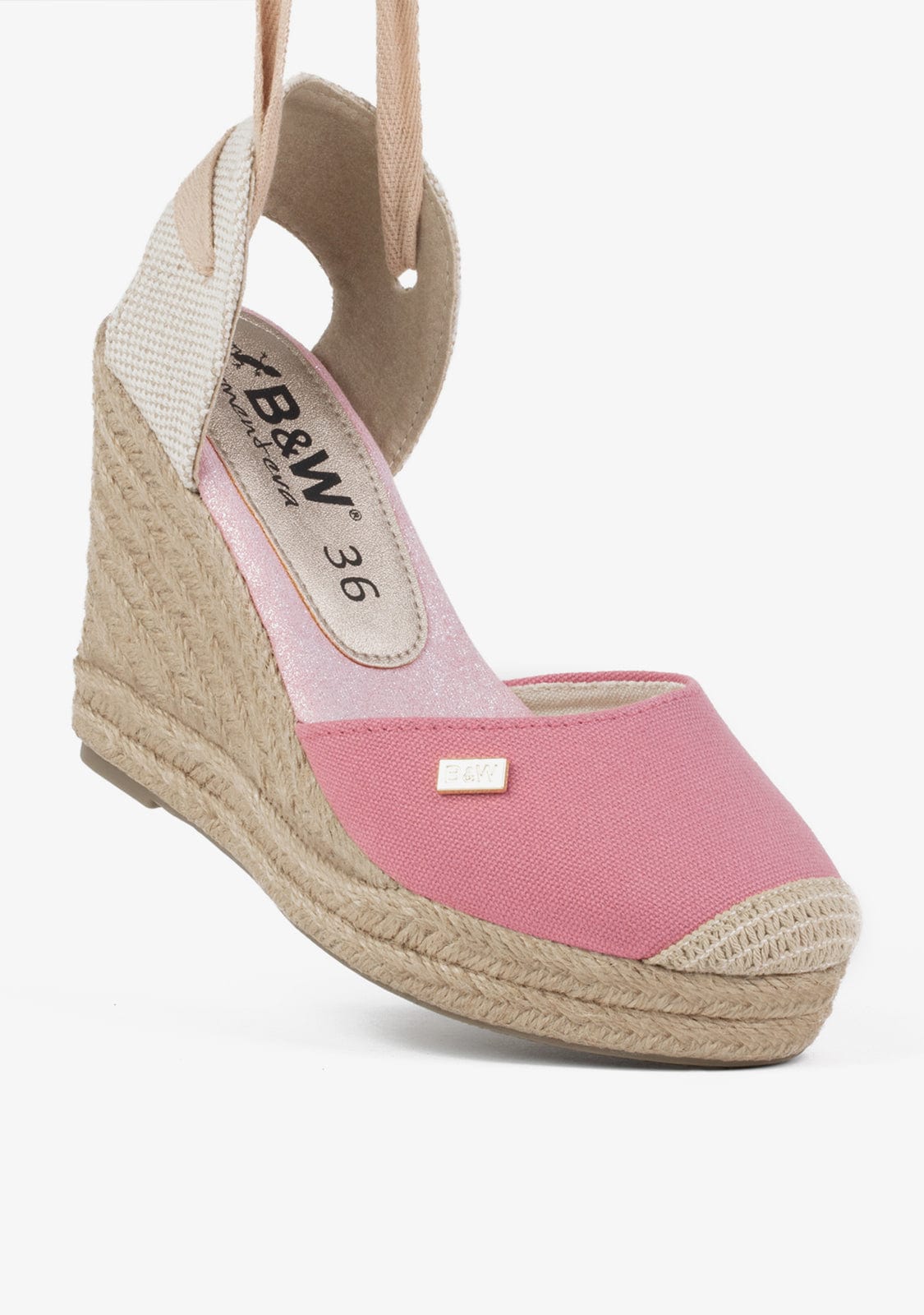 Wedge Shoe Espadrilles Sweet Pink