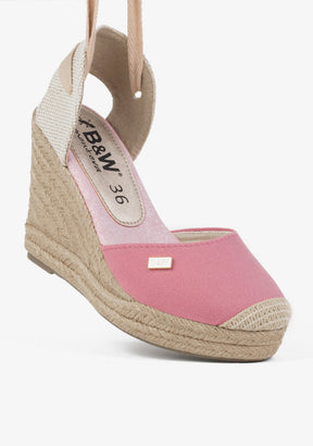 Wedge Shoe Espadrilles Sweet Pink