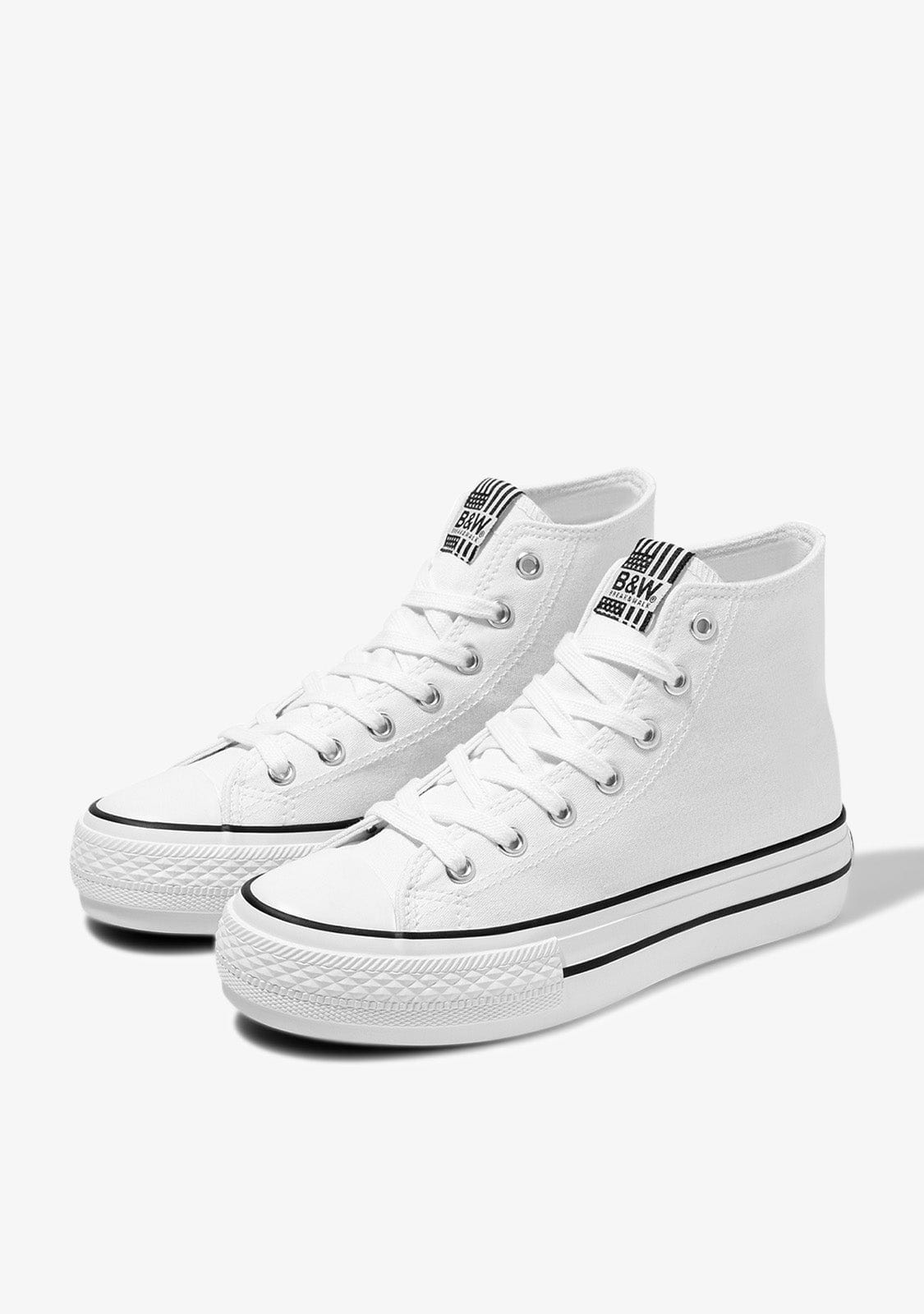 White Hawai Solar Hi-Top Sneakers