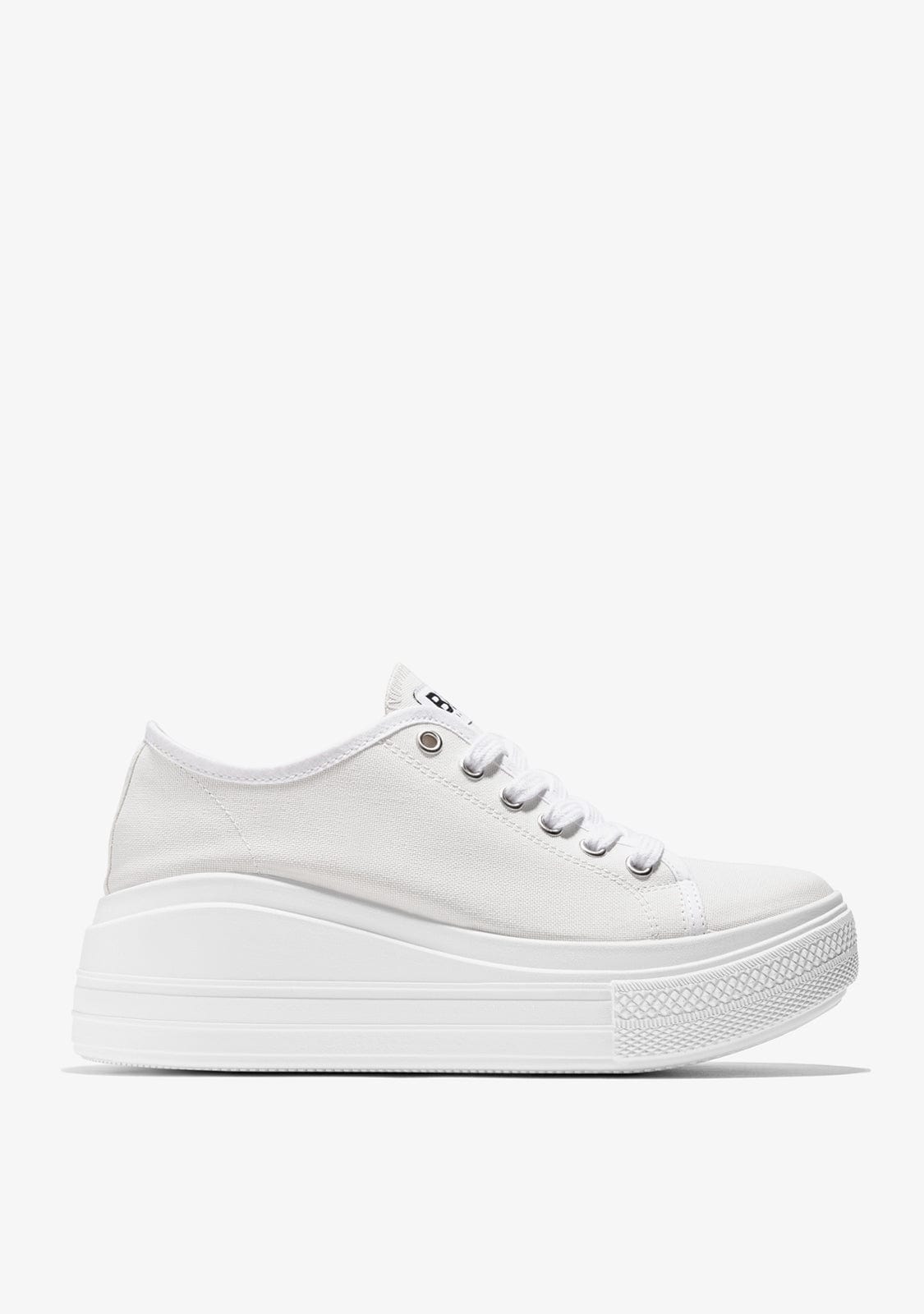 White Rider Platform Sneakers